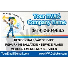 HVAC Vehicle Magnet #5